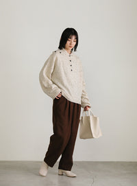 2WAYタートルネックネップニット【SALE】