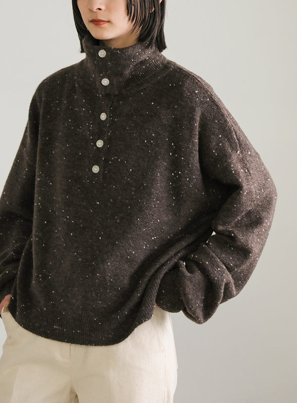 2WAYタートルネックネップニット【SALE】
