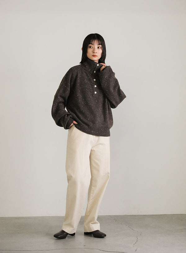 2WAYタートルネックネップニット【SALE】