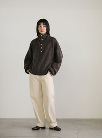 2WAYタートルネックネップニット【SALE】