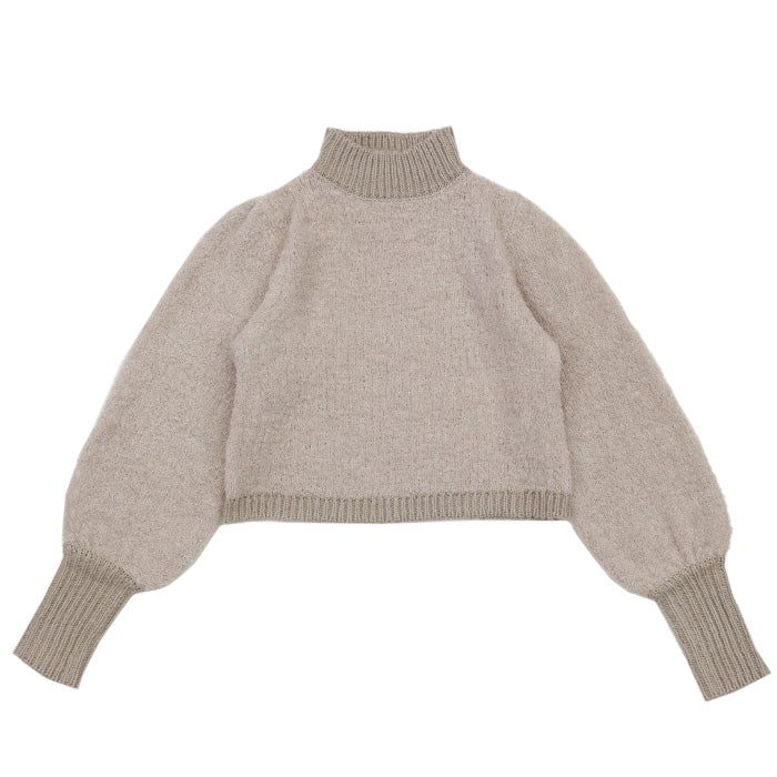 ハイネックブークレフィンガーホールニット【SALE】