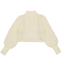 ハイネックブークレフィンガーホールニット【SALE】