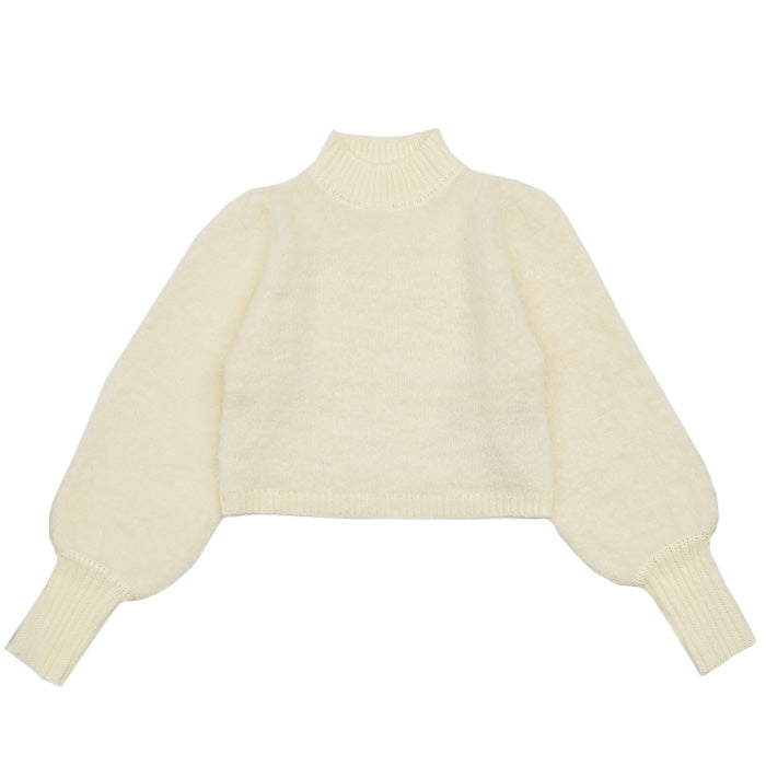 ハイネックブークレフィンガーホールニット【SALE】