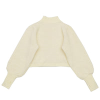 ハイネックブークレフィンガーホールニット【SALE】