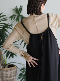クルーネックリンキングメローシアープルオーバー【SALE】