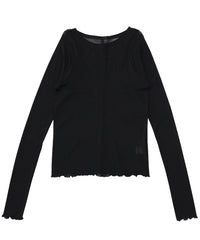 クルーネックリンキングメローシアープルオーバー【SALE】