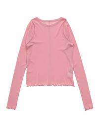 クルーネックリンキングメローシアープルオーバー【SALE】