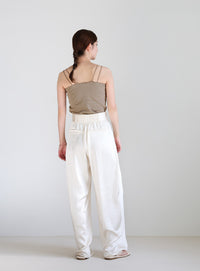 【サイズ展開あり】ダブルストラップカップ付きキャミソール