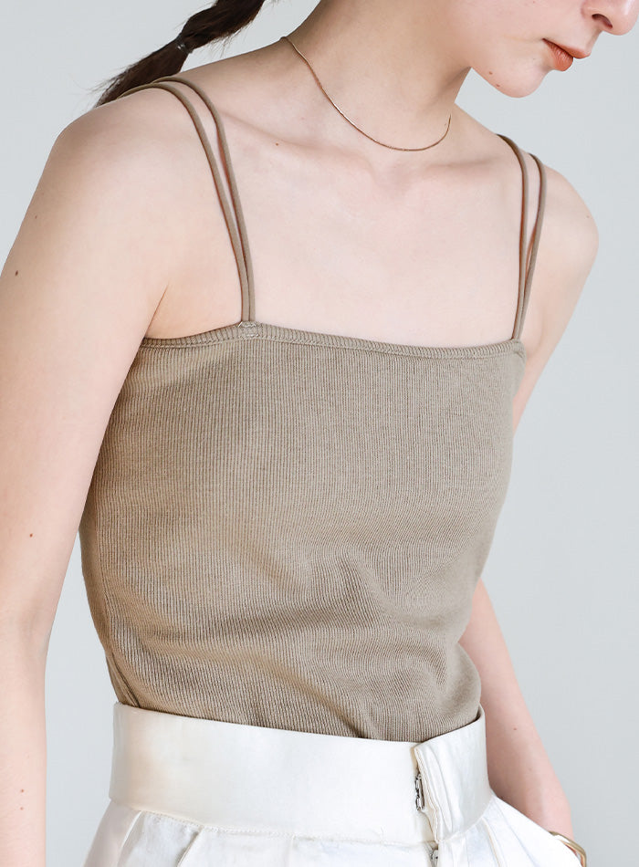 サイズ展開あり】ダブルストラップカップ付きキャミソール – SELECT MOCA