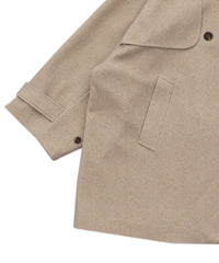 2WAYネックラグランスリーブAラインコート