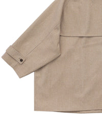 2WAYネックラグランスリーブAラインコート