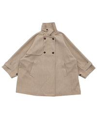 2WAYネックラグランスリーブAラインコート