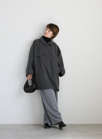 2WAYネックラグランスリーブAラインコート