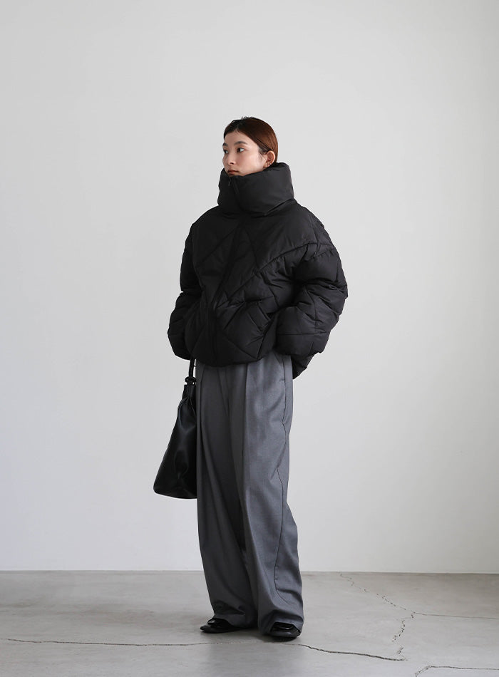 ハイネックダイヤキルトショートダウン – SELECT MOCA