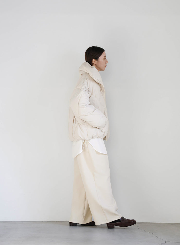 ハイネックダイヤキルトショートダウン