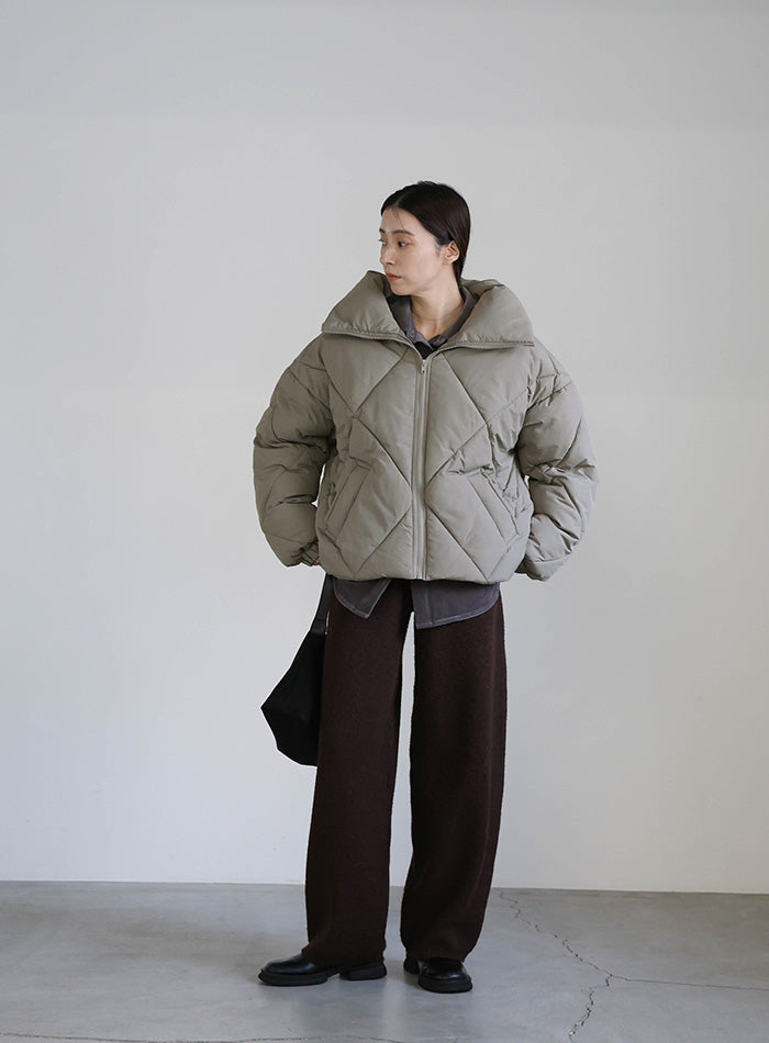 ハイネックダイヤキルトショートダウン – SELECT MOCA