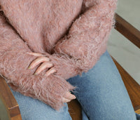 プチハイネックシャギーニット【SALE】