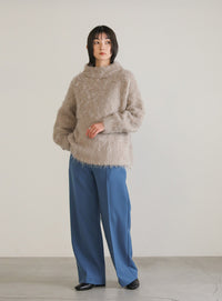 プチハイネックシャギーニット【SALE】