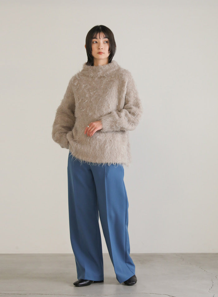 プチハイネックシャギーニット【SALE】