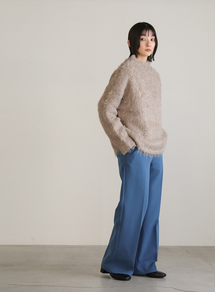 プチハイネックシャギーニット【SALE】