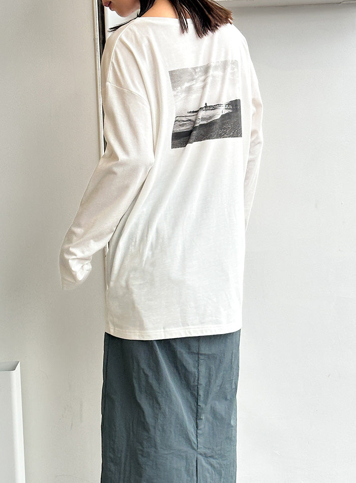 アソートバックプリントロングTシャツ【by SON】