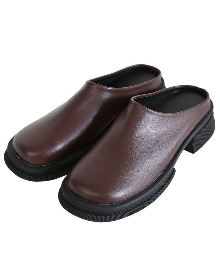 フェイクレザースライドシューズ – SELECT MOCA