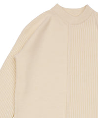 切り替えデザインリブロングワンピース【SALE】