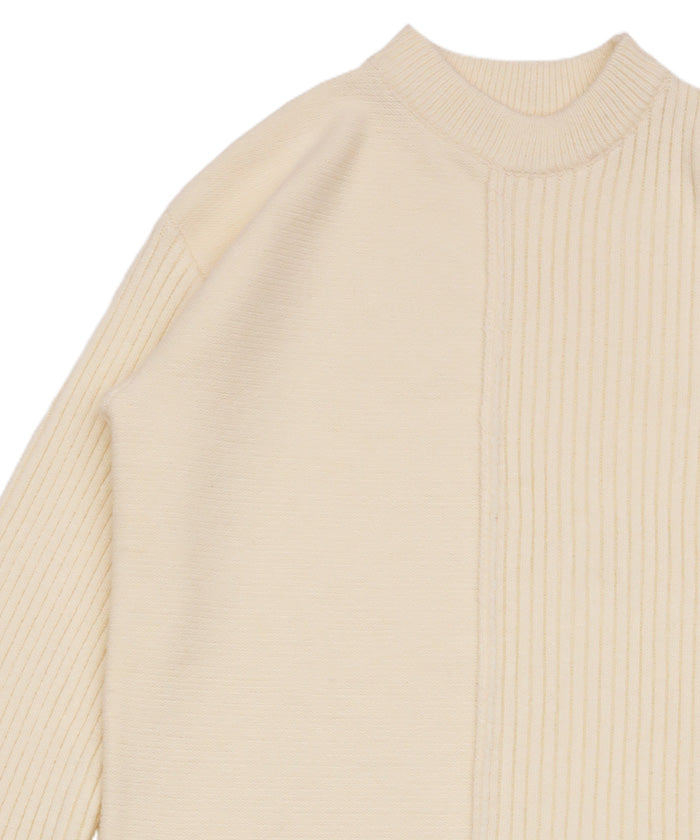 切り替えデザインリブロングワンピース【SALE】