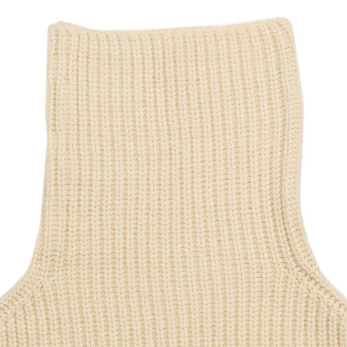 ハイネックつけ襟ニット【SALE】