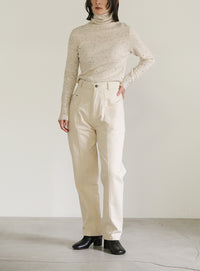 タートルネックネップショートプルオーバー【SALE】
