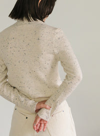 タートルネックネップショートプルオーバー【SALE】