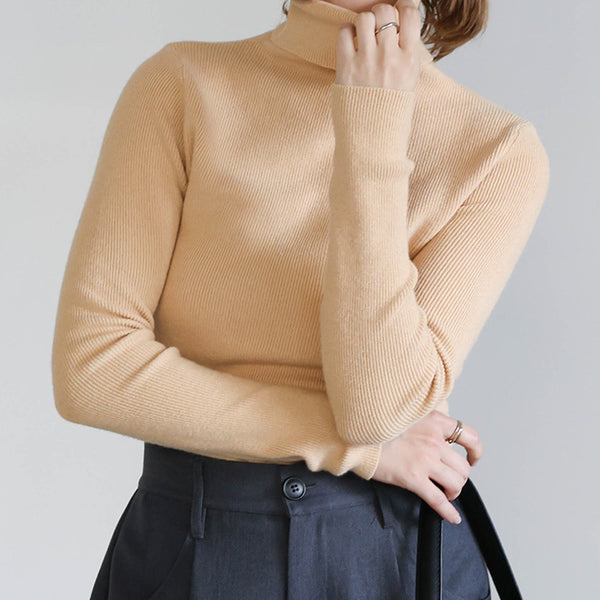 105ブレインタートル タートルネックソフトタッチリブニット – SELECT MOCA