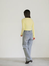 タートルネックソフトタッチリブニット【SALE】
