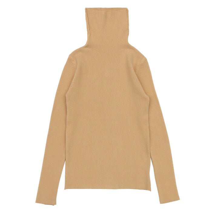 タートルネックソフトタッチリブニット【SALE】