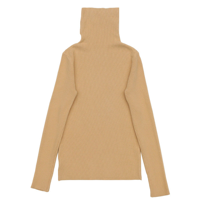 タートルネックソフトタッチリブニット【SALE】