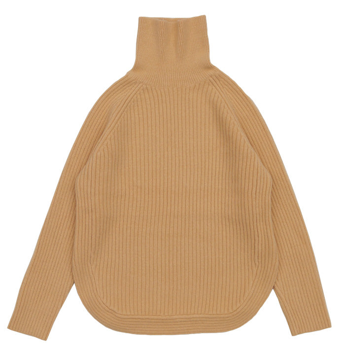 タートルネックラウンドリブニット【SALE】