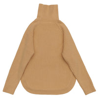 タートルネックラウンドリブニット【SALE】