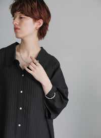 ルーズシルエットワイドスリーブシャツ【SALE】