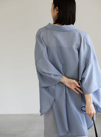 ルーズシルエットワイドスリーブシャツ【SALE】