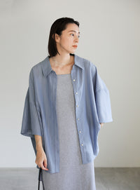 ルーズシルエットワイドスリーブシャツ【SALE】