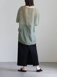 バックスリットアイラインスカート【SALE】