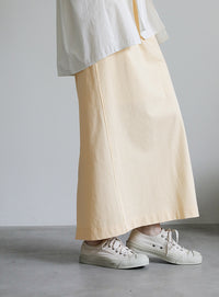 バックスリットアイラインスカート【SALE】
