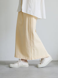 バックスリットアイラインスカート【SALE】
