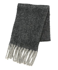 ボリュームフリンジヘリンボーンシャギーマフラー