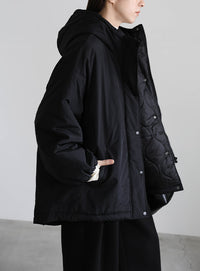 ボリュームシルエット中綿ジャケット