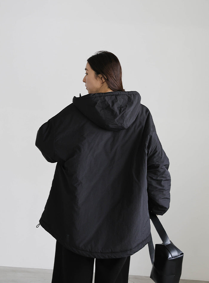 ボリュームシルエット中綿ジャケット