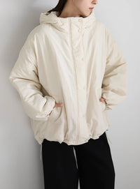 ボリュームシルエット中綿ジャケット