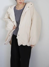 ボリュームシルエット中綿ジャケット