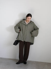 ボリュームシルエット中綿ジャケット