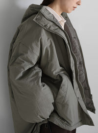 ボリュームシルエット中綿ジャケット